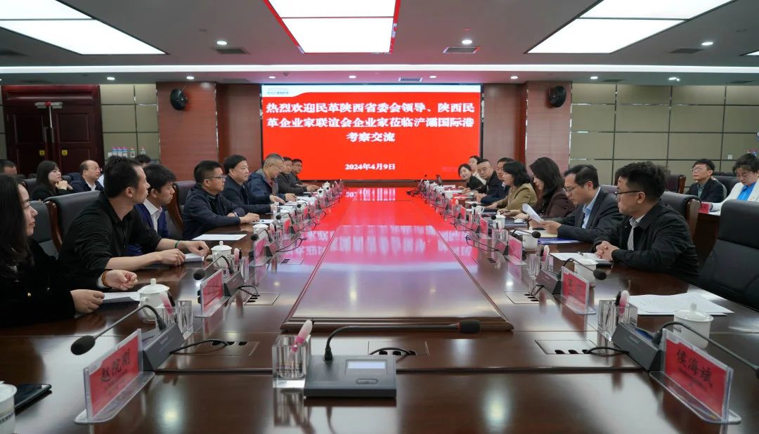 陕西省民革企业家联谊会走进西安浐灞国际港投资考察交流
